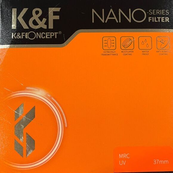 K&F Concept 37mm Camera Lens MC UV Protection Filter Ultra Slim UV Filter - Picture 13 of 16
